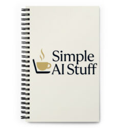 Simple AI Stuff Spiral notebook