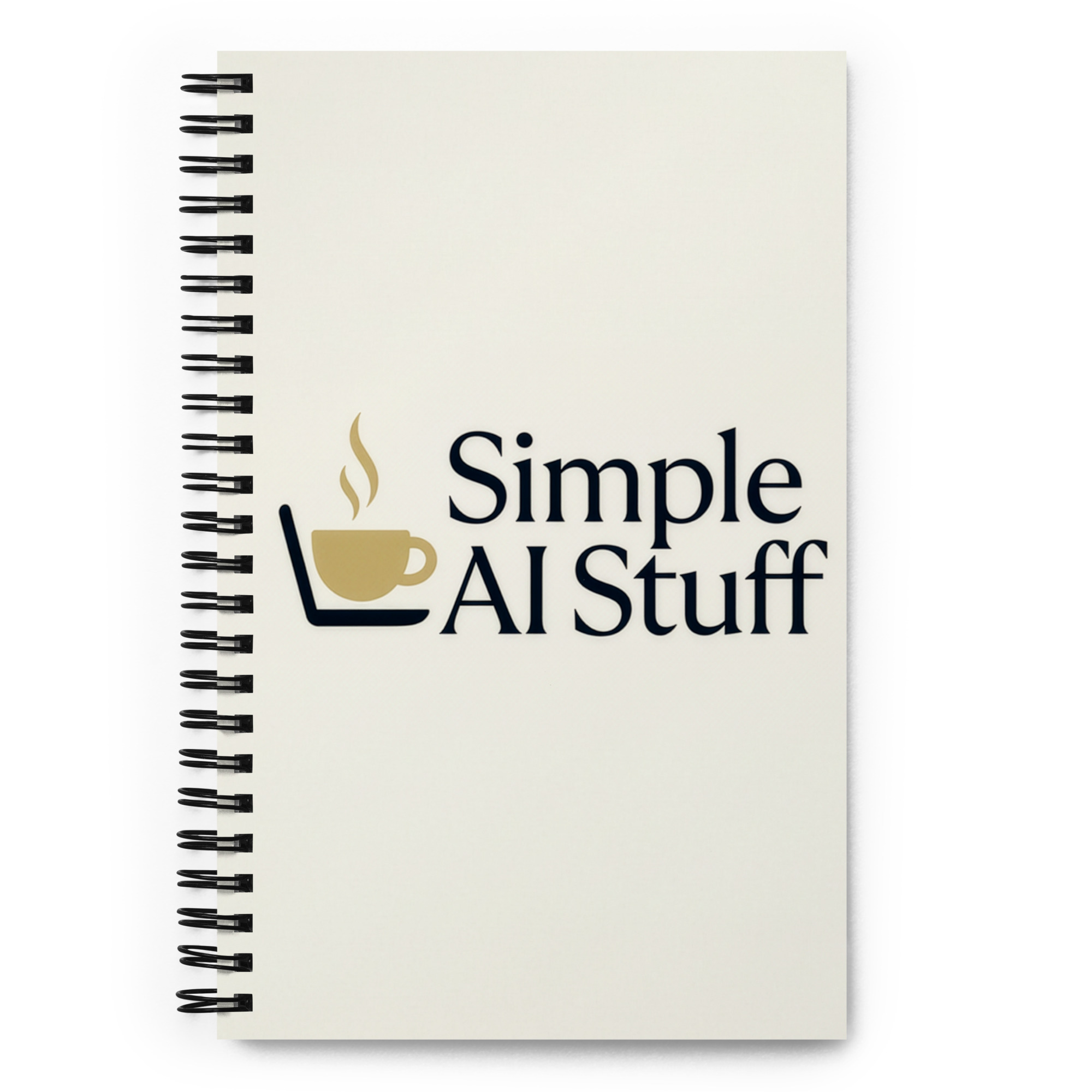 Simple AI Stuff Spiral notebook