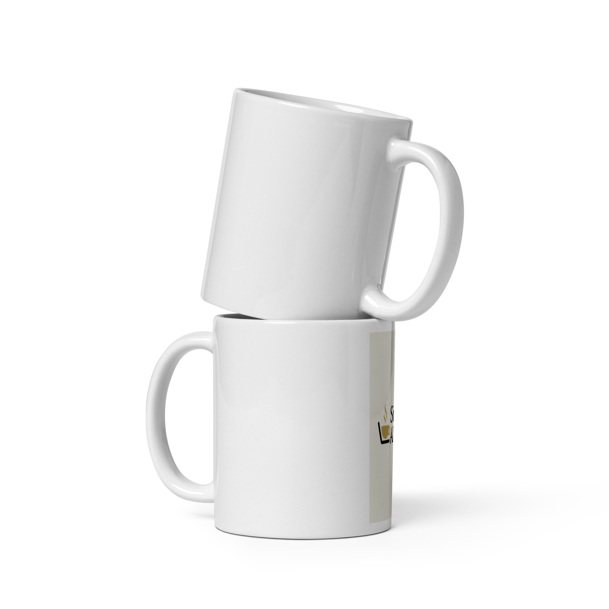 Simple AI Stuff White glossy mug