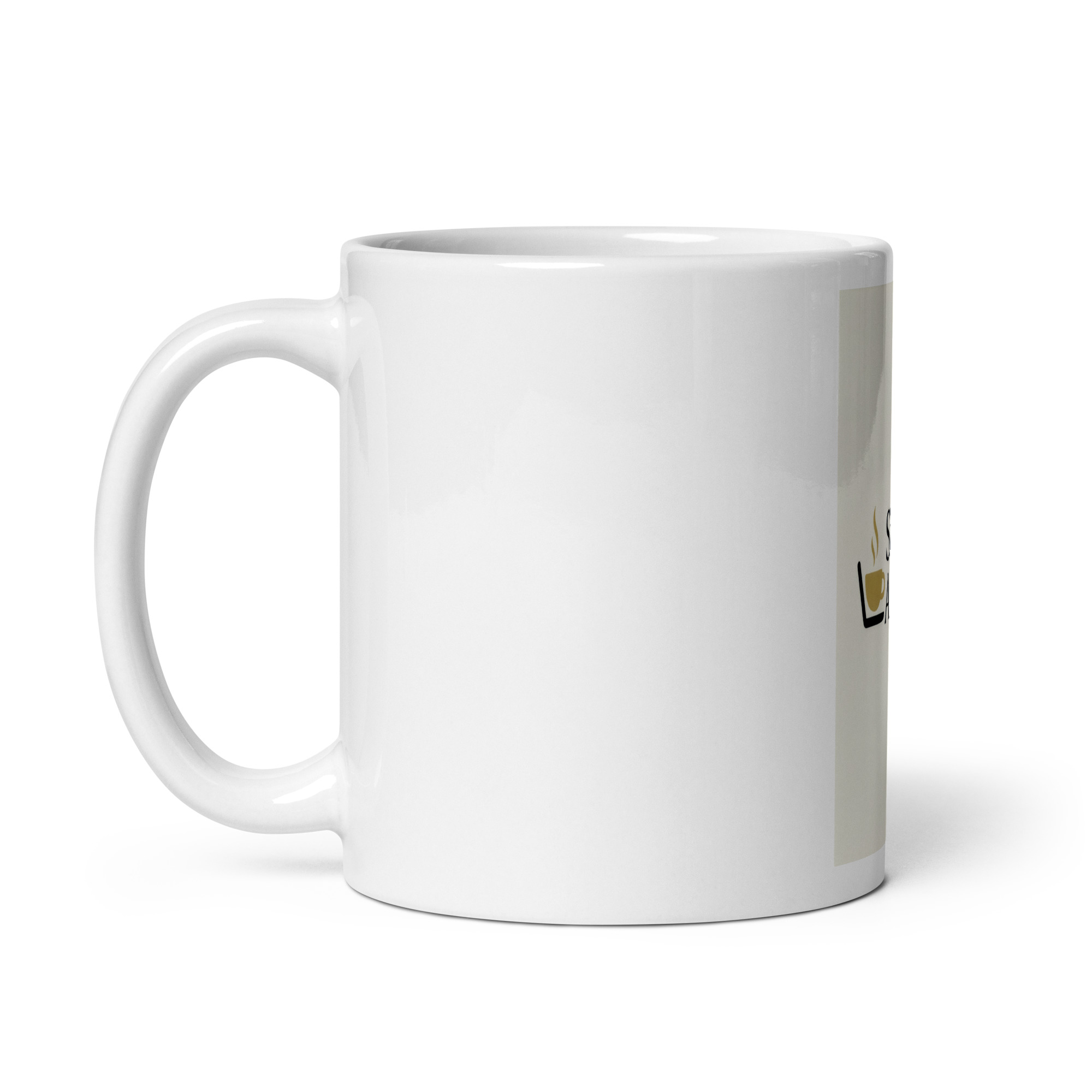 Simple AI Stuff White glossy mug - Image 2