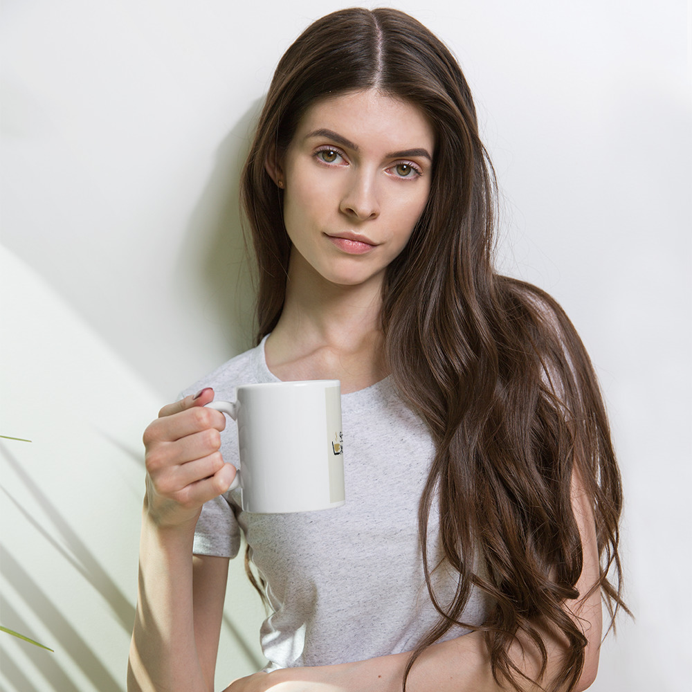 Simple AI Stuff White glossy mug - Image 3