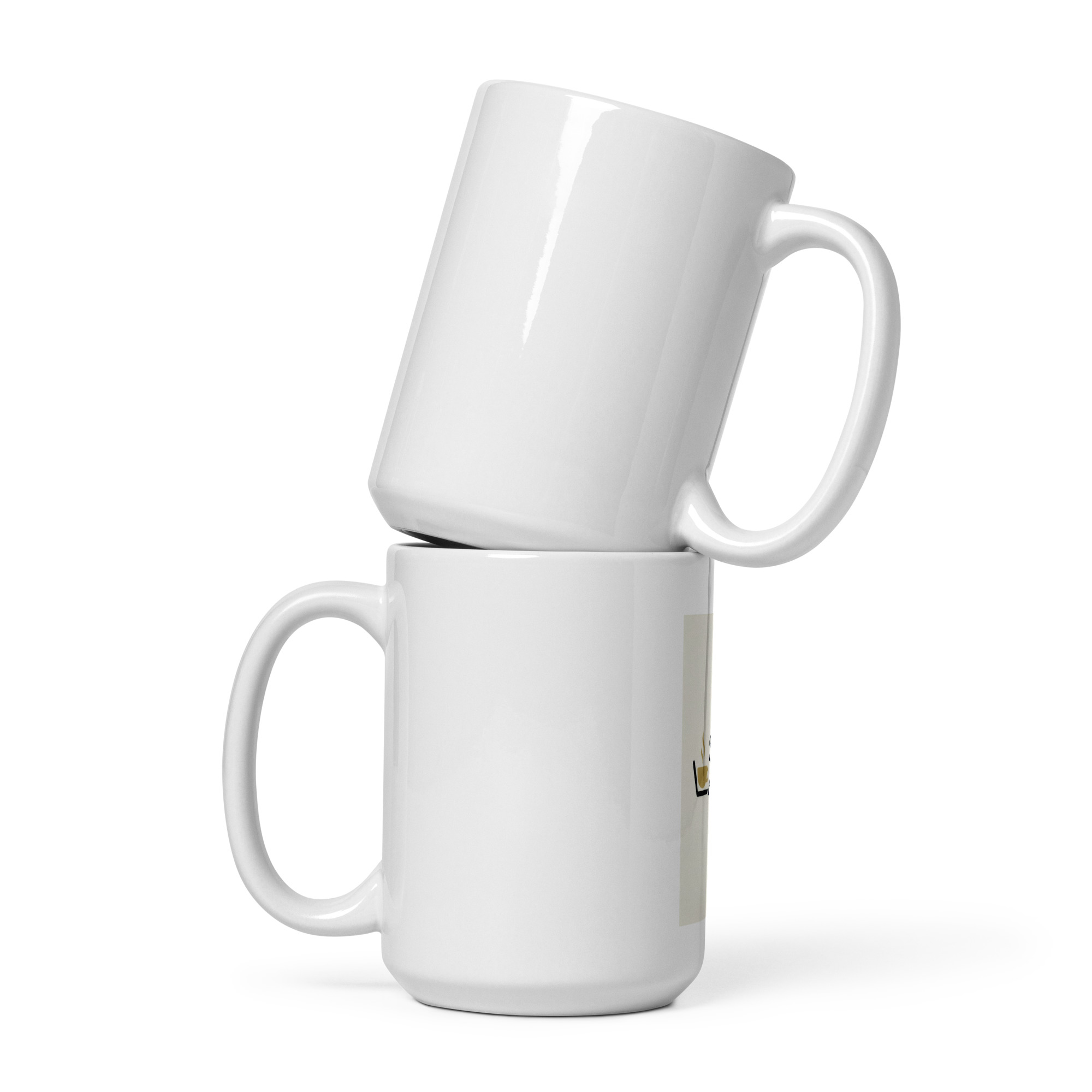 Simple AI Stuff White glossy mug - Image 2